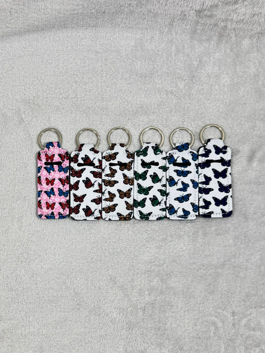 Chapstick Holder - Butterfly Designs